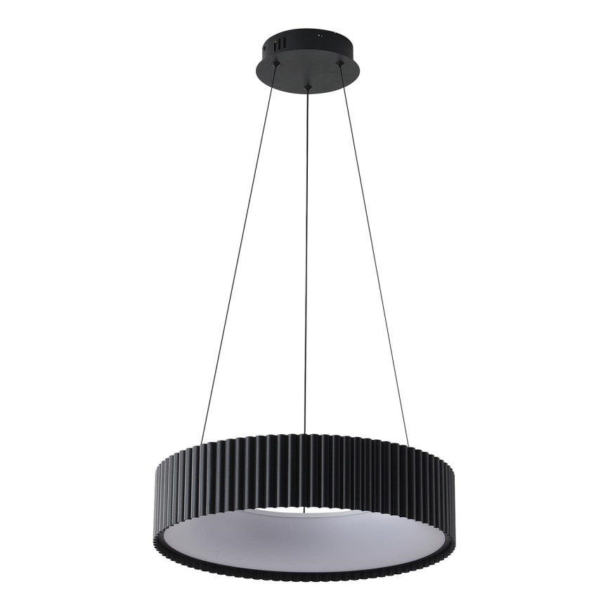 LED Lustra ar auklu LED/30W/230V 3000K melna