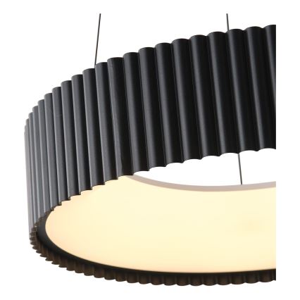 LED Lustra ar auklu LED/30W/230V 3000K melna