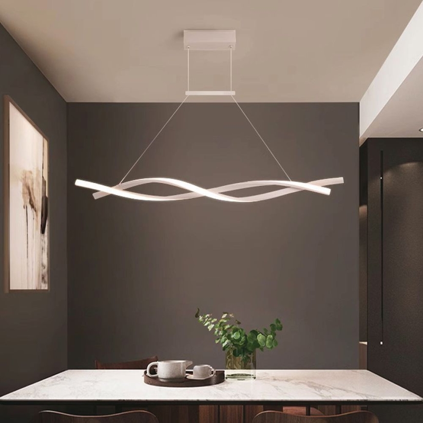LED Lustra ar auklu LED/30W/230V 4000K balta