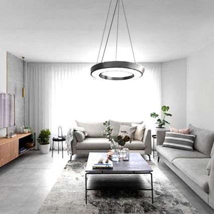LED Lustra ar auklu LED/30W/230V 4000K d. 60 cm