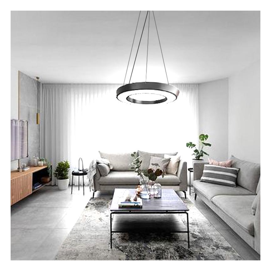 LED Lustra ar auklu LED/30W/230V 4000K d. 60 cm