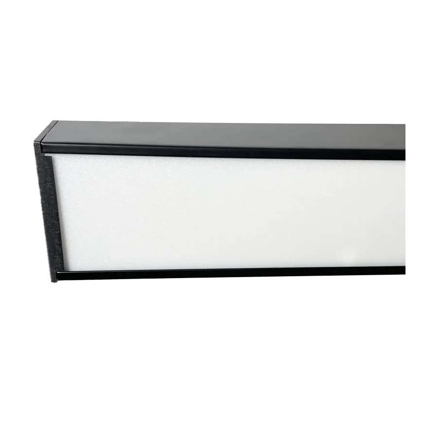 LED Lustra ar auklu LED/32W/230V 4000K d. 120 cm melna
