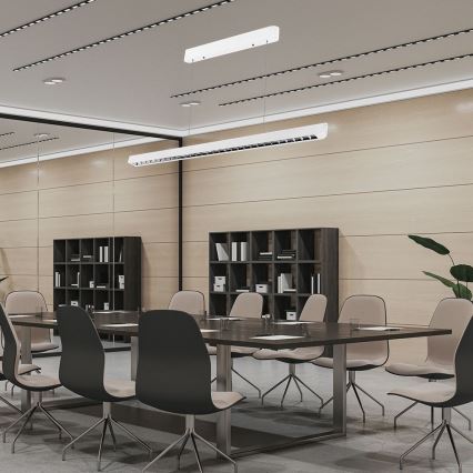 LED Lustra ar auklu LED/36W/230V 3000/4000/6400K balta
