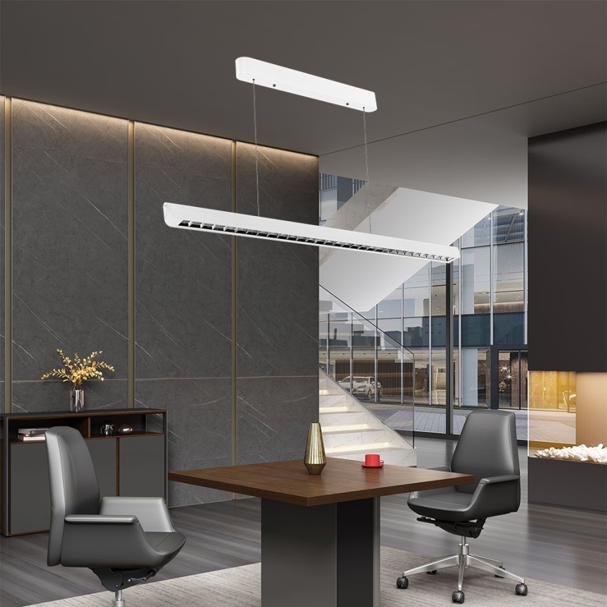 LED Lustra ar auklu LED/36W/230V 3000/4000/6400K balta