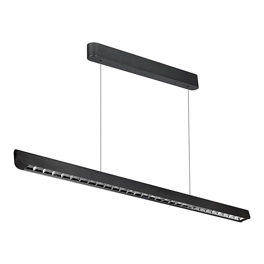 LED Lustra ar auklu LED/36W/230V 3000/4000/6400K melna