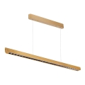 LED Lustra ar auklu LED/36W/230V 3000/4000/6400K zelta