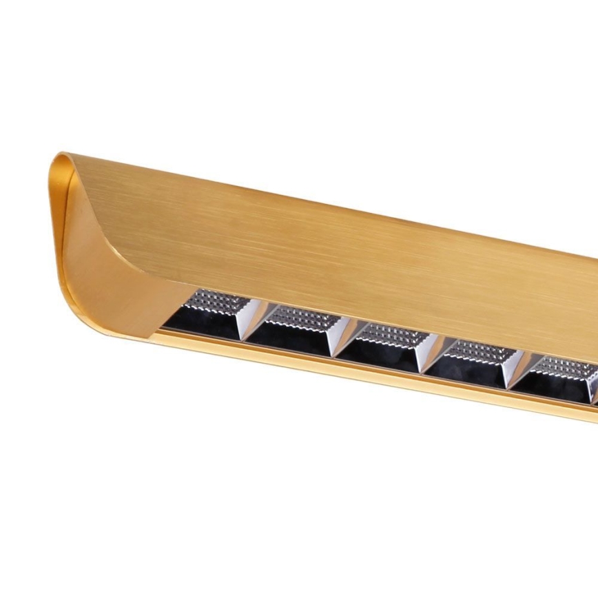 LED Lustra ar auklu LED/36W/230V 3000/4000/6400K zelta