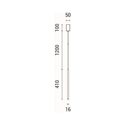 LED Lustra ar auklu LED/3W/230V 3000K d. 5 cm
