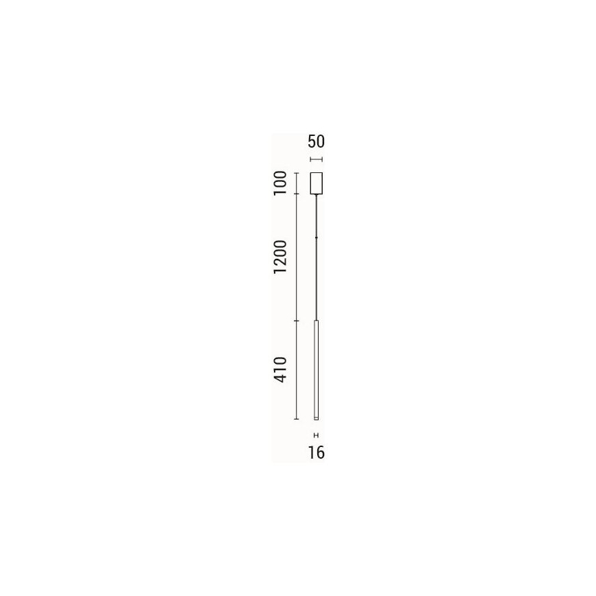 LED Lustra ar auklu LED/3W/230V 3000K d. 5 cm