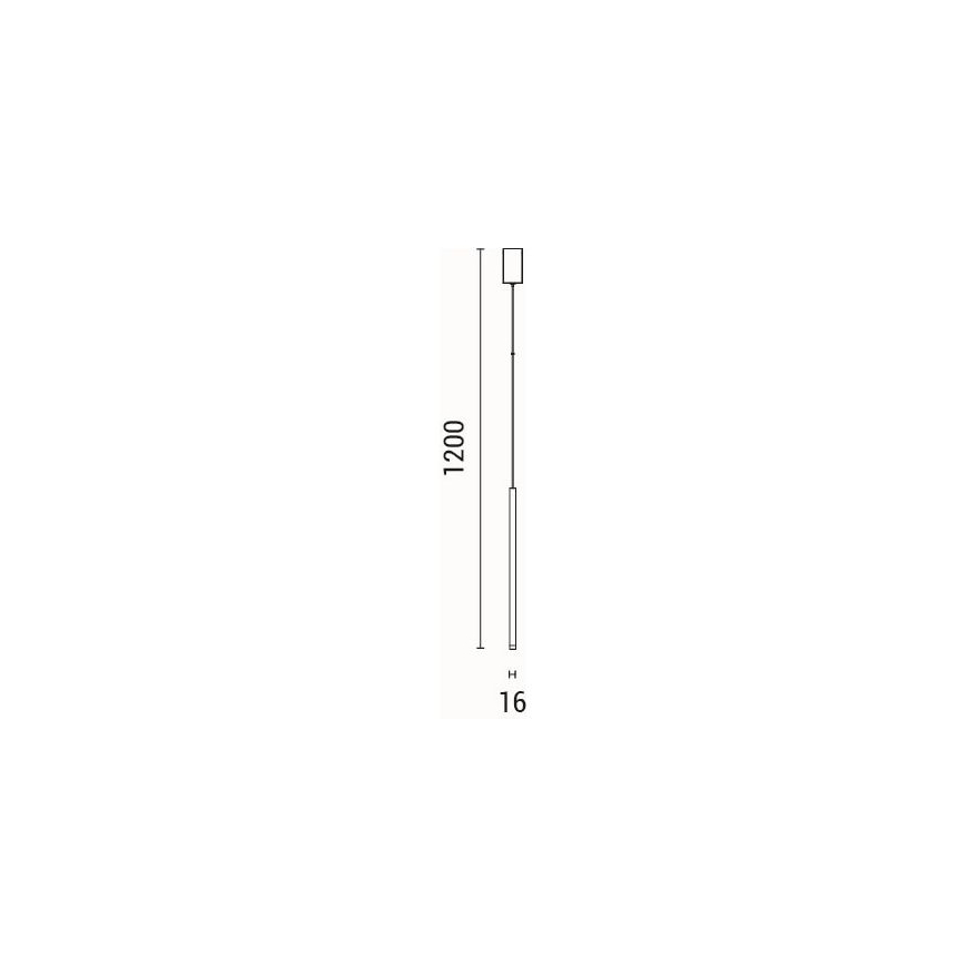 LED Lustra ar auklu LED/3W/230V 3000K d. 6 cm