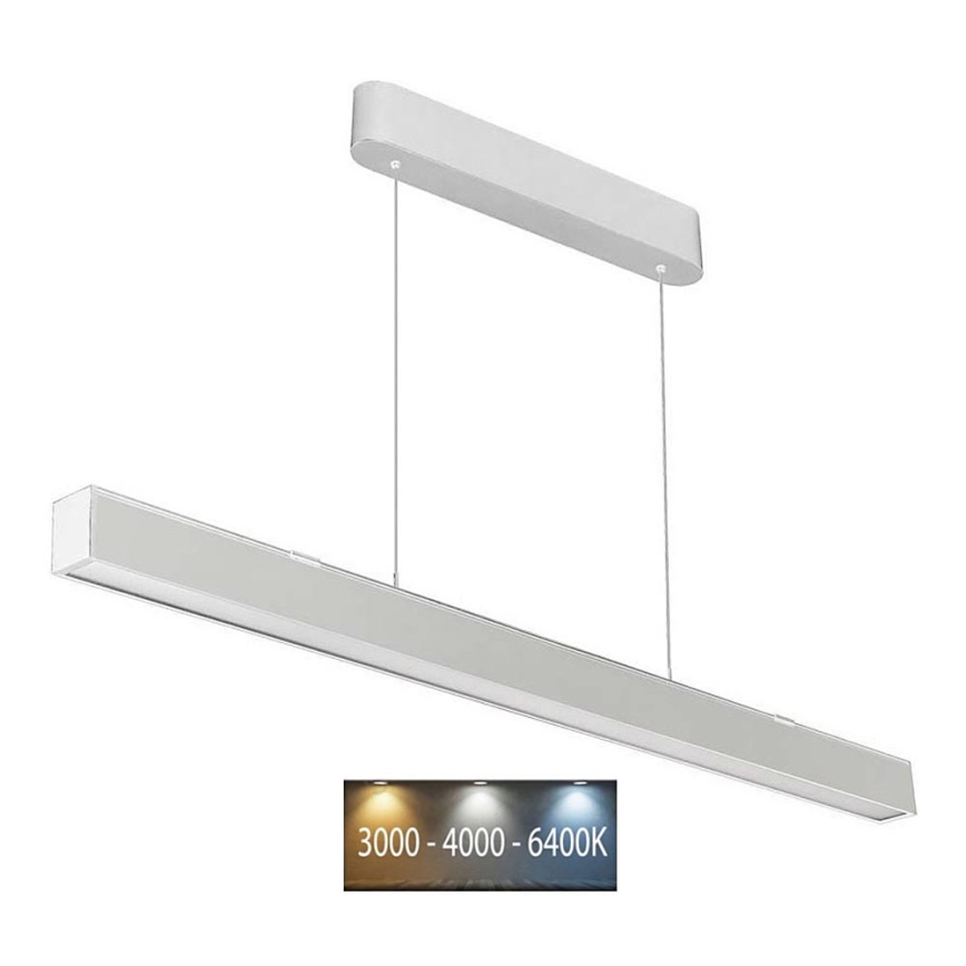 LED Lustra ar auklu LED/40W/230V 3000/4000/6400K balta