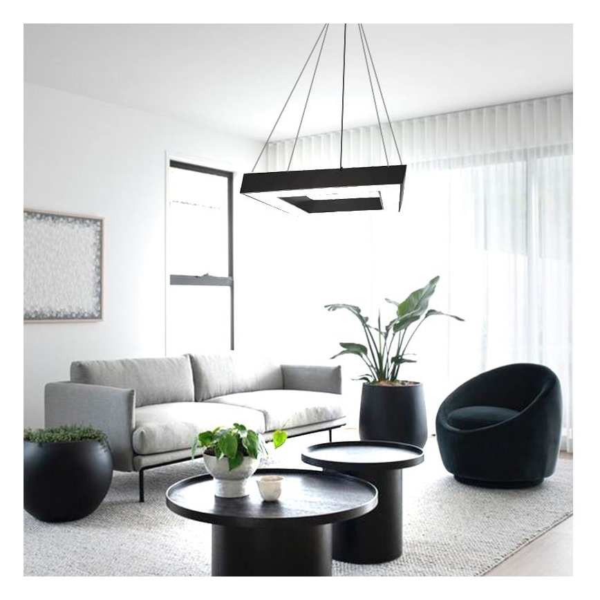 LED Lustra ar auklu LED/40W/230V 4000K 60x60 cm