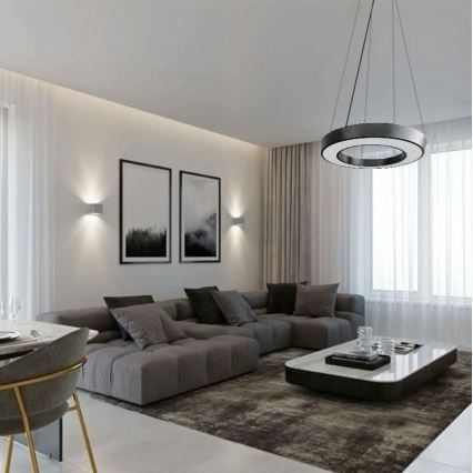 LED Lustra ar auklu LED/40W/230V 4000K d. 80 cm