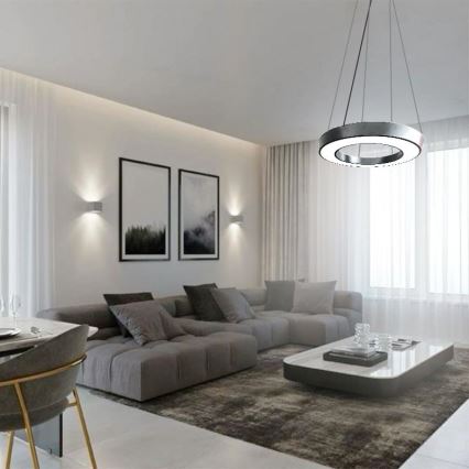 LED Lustra ar auklu LED/40W/230V 4000K d. 80 cm
