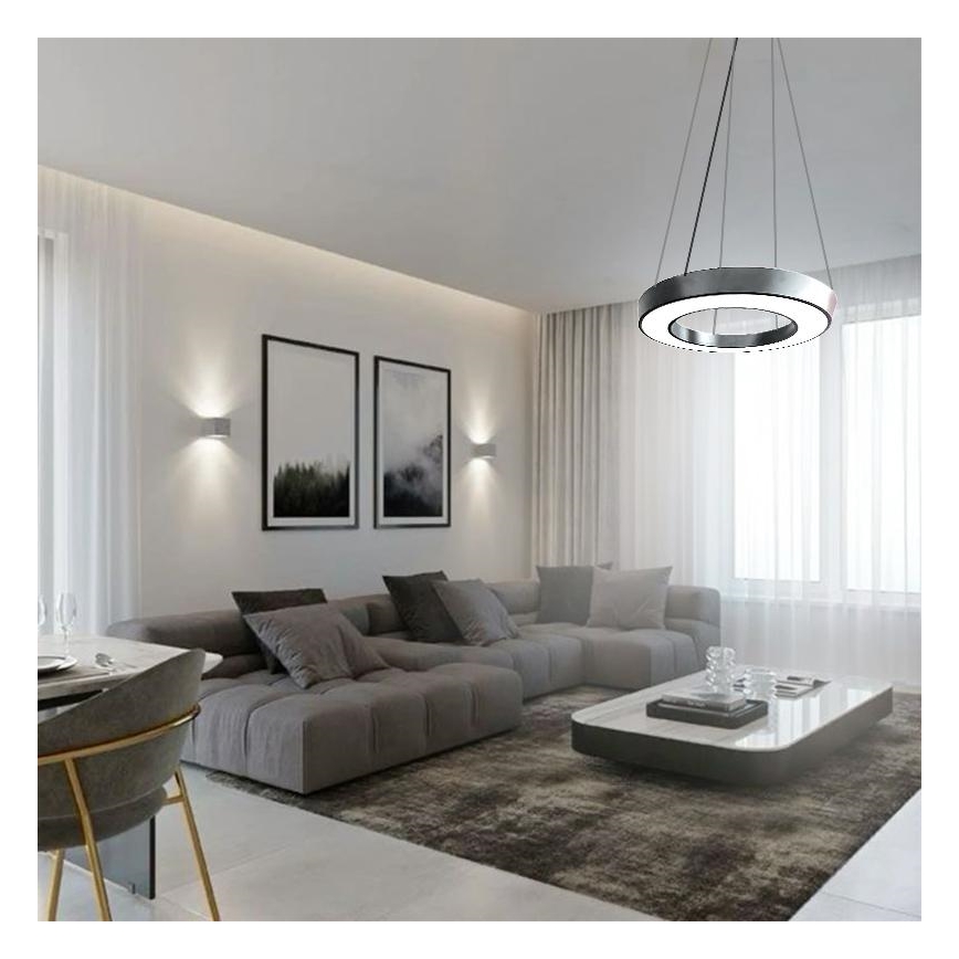 LED Lustra ar auklu LED/40W/230V 4000K d. 80 cm