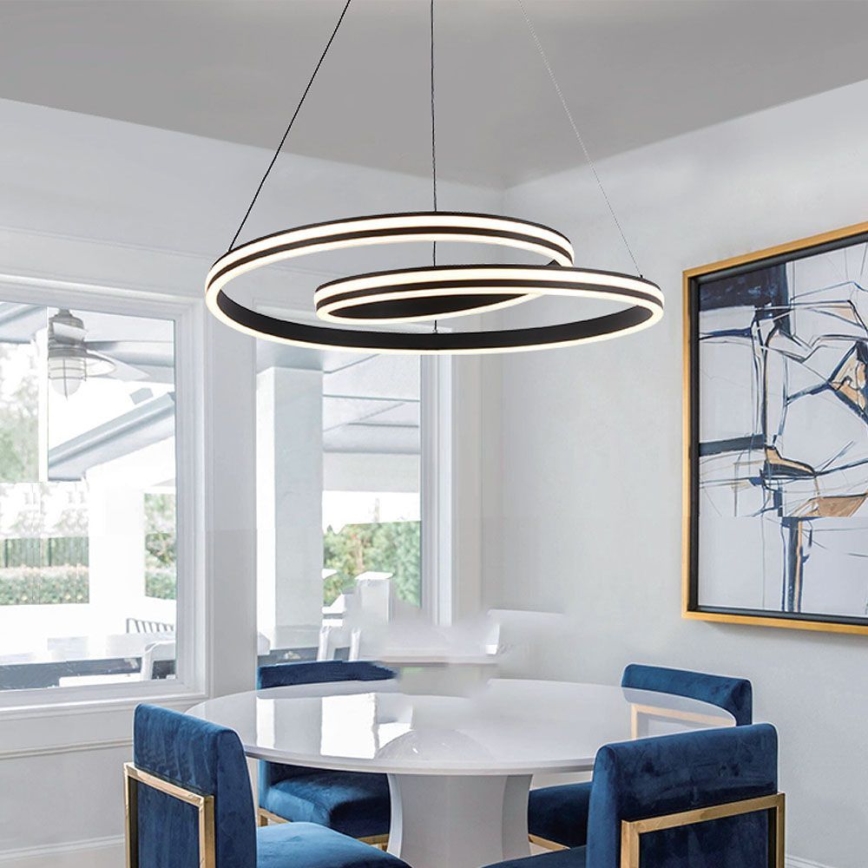 LED Lustra ar auklu LED/40W/230V 3000/4000/6400K