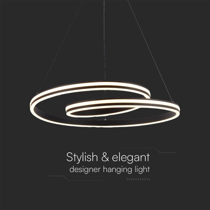 LED Lustra ar auklu LED/40W/230V 3000/4000/6400K
