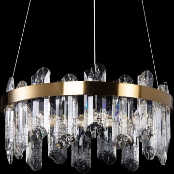 LED Lustra ar auklu LED/50W/230V d. 40 cm zelta