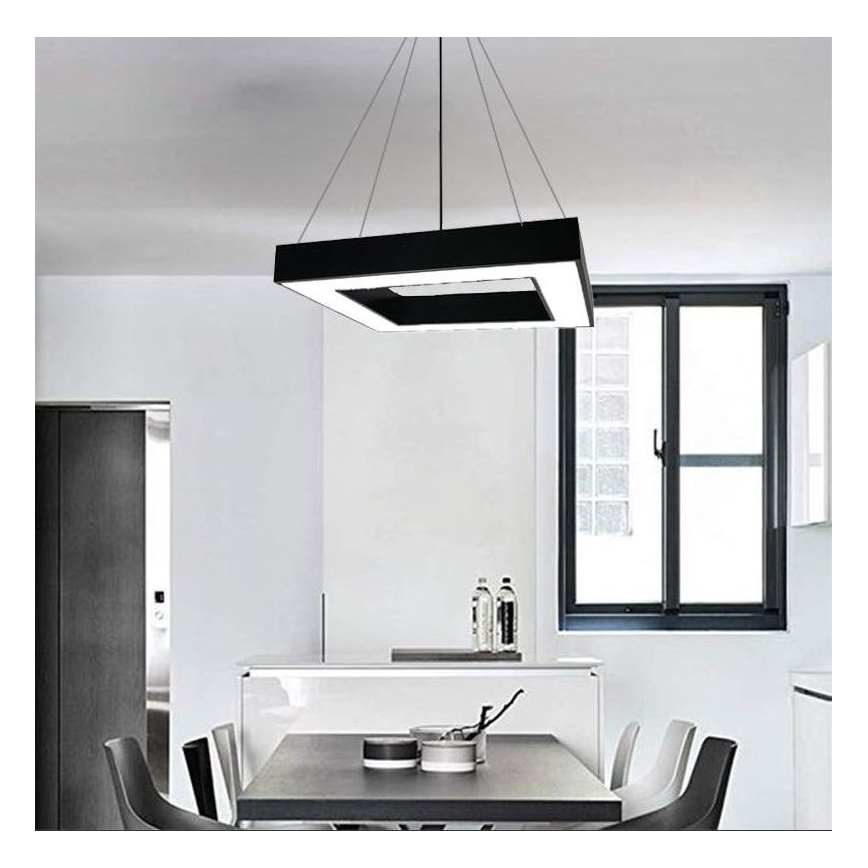 LED Lustra ar auklu LED/55W/230V 4000K 80x80 cm