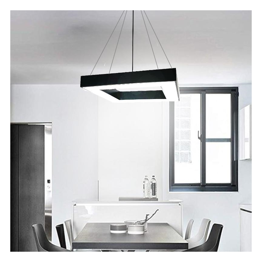 LED Lustra ar auklu LED/55W/230V 4000K 80x80 cm