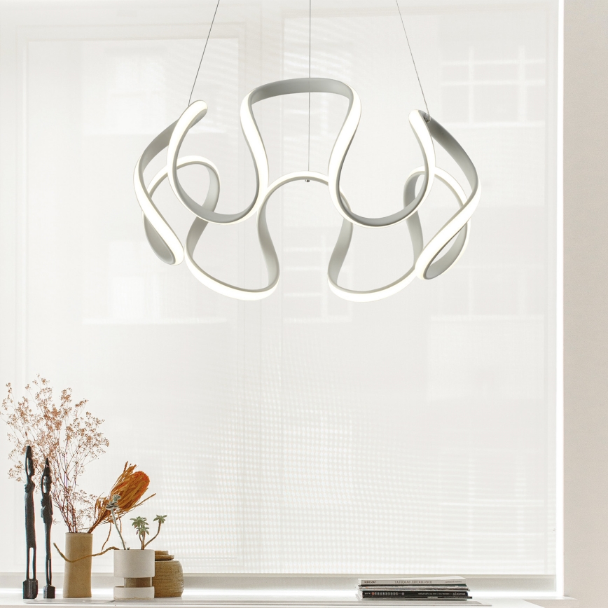 LED Lustra ar auklu LED/60W/230V 3000K balta