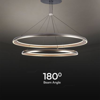 LED Lustra ar auklu LED/65W/230V 3000K