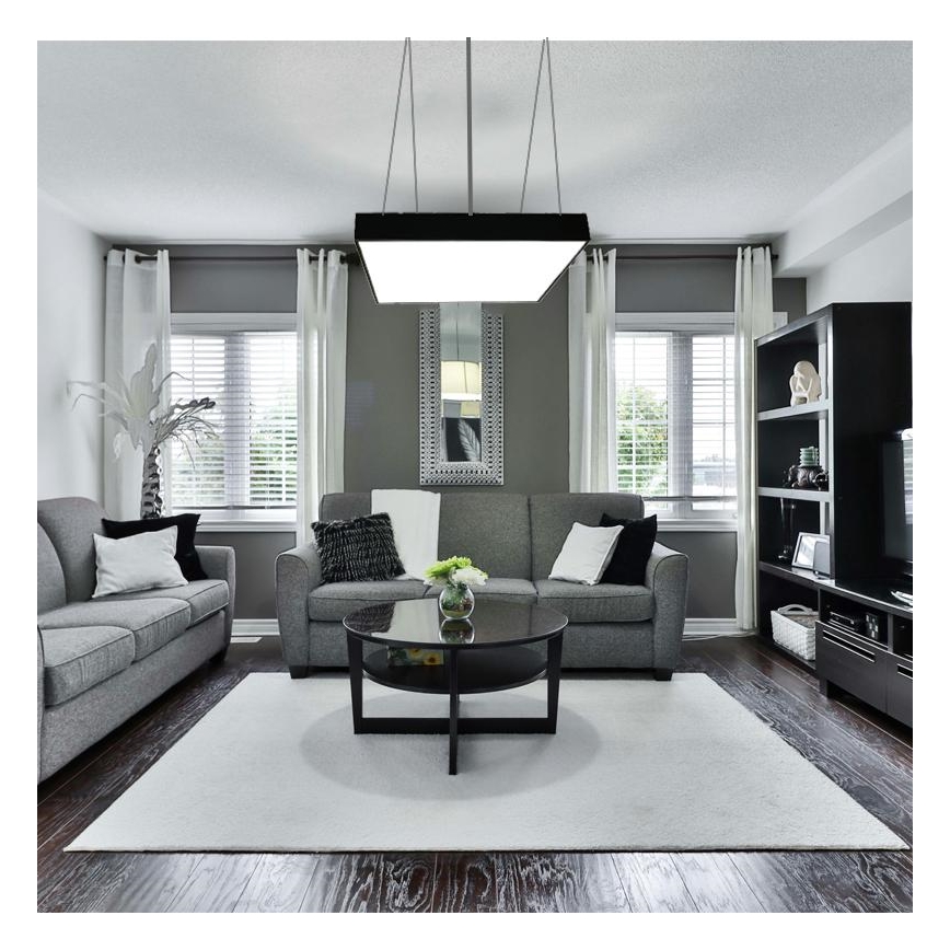 LED Lustra ar auklu LED/65W/230V 4000K 60x60 cm