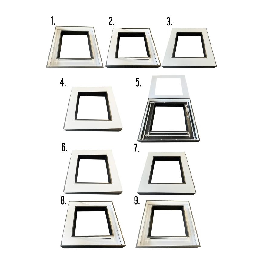 LED Lustra ar auklu LED/70W/230V 4000K 100x100 cm melna