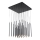 LED Lustra ar auklu LED/72W/230V 3000K