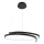 LED Lustra ar auklu LORENZO LED/35W/230V melna