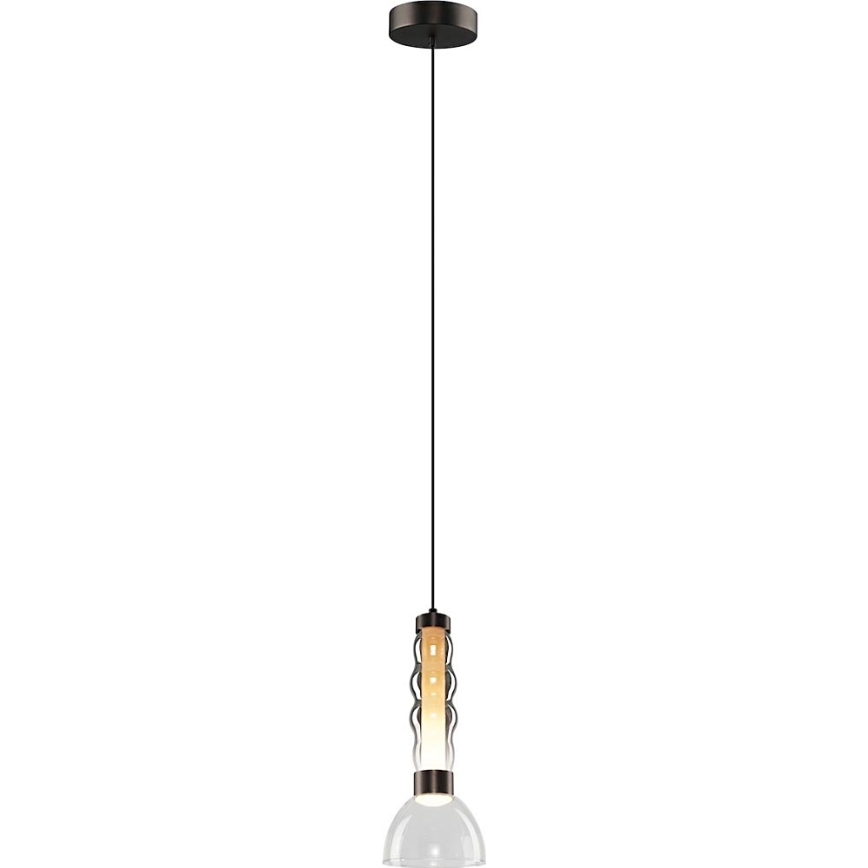 LED Lustra ar auklu LUCCO LED/13W/230V d. 15 cm dūmakains