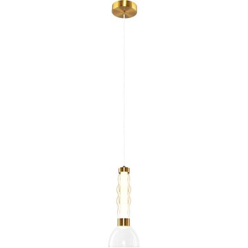 LED Lustra ar auklu LUCCO LED/13W/230V d. 15 cm zelta