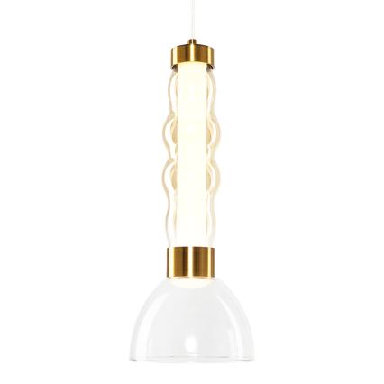 LED Lustra ar auklu LUCCO LED/13W/230V d. 15 cm zelta