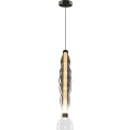 LED Lustra ar auklu LUCCO LED/18W/230V d. 15 cm dūmakains