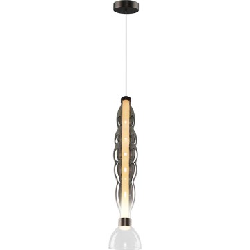 LED Lustra ar auklu LUCCO LED/18W/230V d. 15 cm dūmakains