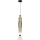 LED Lustra ar auklu LUCCO LED/18W/230V d. 15 cm dūmakains