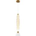 LED Lustra ar auklu LUCCO LED/18W/230V d. 15 cm zelta