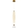 LED Lustra ar auklu LUCCO LED/18W/230V d. 15 cm zelta