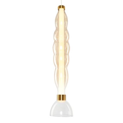 LED Lustra ar auklu LUCCO LED/18W/230V d. 15 cm zelta