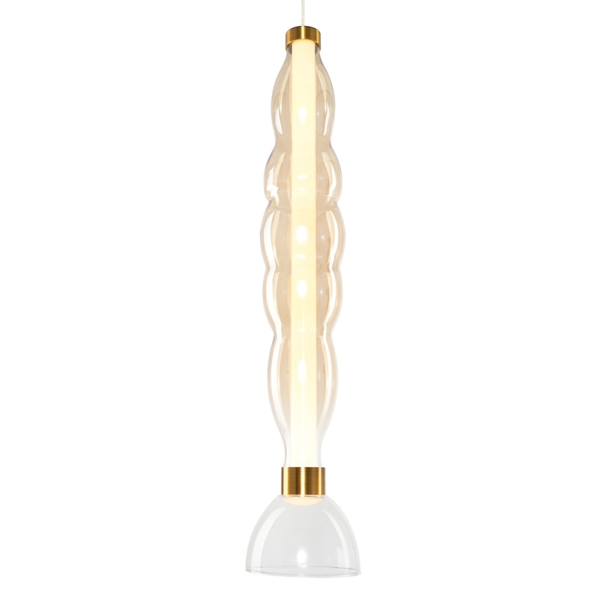 LED Lustra ar auklu LUCCO LED/18W/230V d. 15 cm zelta