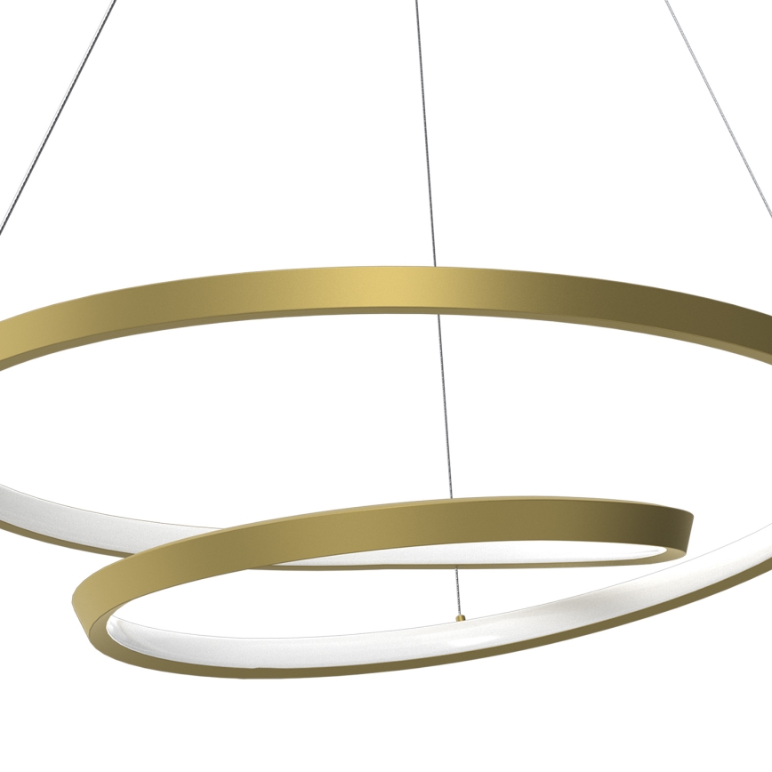 LED Lustra ar auklu LUCERO LED/48W/230V zelta