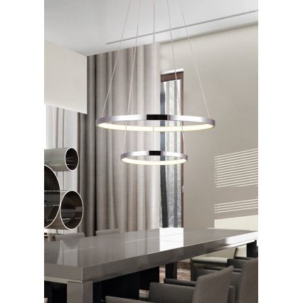 LED lustra ar auklu LUNE LED/40W/230V