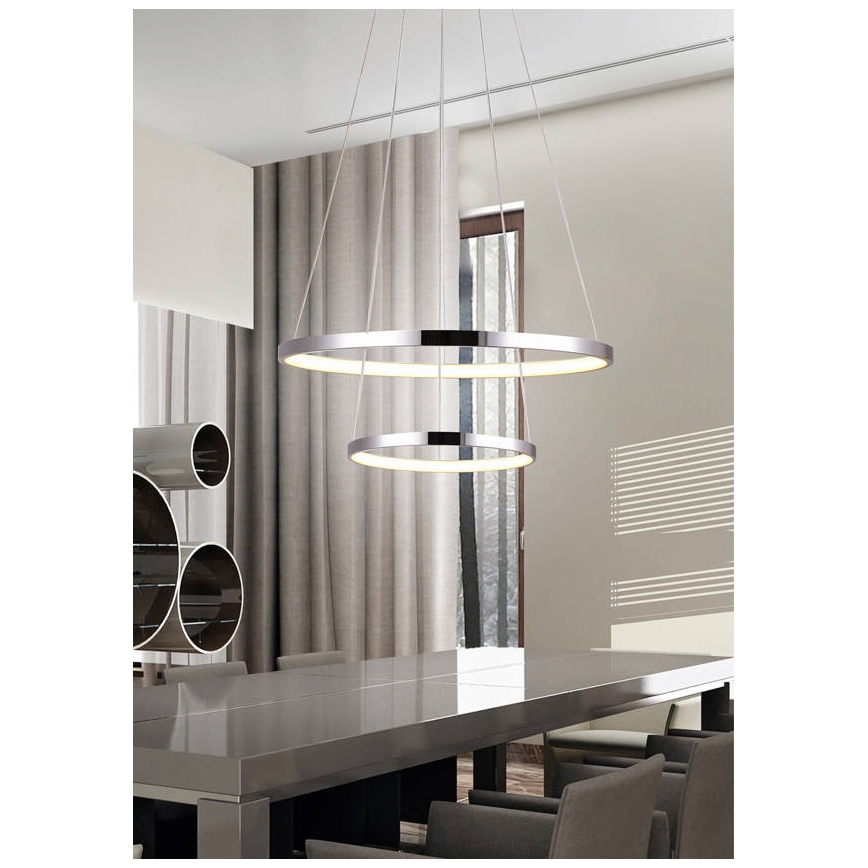 LED lustra ar auklu LUNE LED/40W/230V