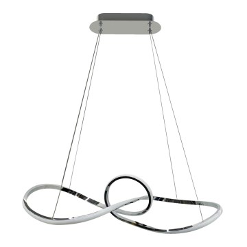 LED Lustra ar auklu MARCO LED/42W/230V spīdīgi hromēts