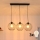LED Lustra ar auklu MERCURE 3xE27/15W/230V
