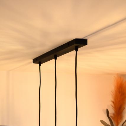 LED Lustra ar auklu MERCURE 3xE27/15W/230V