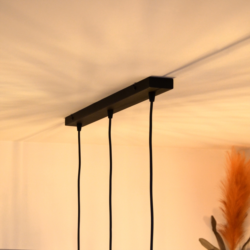 LED Lustra ar auklu MERCURE 3xE27/15W/230V