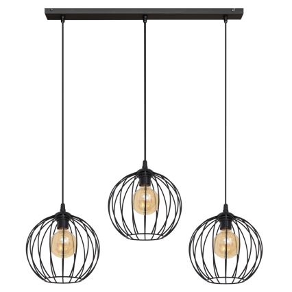 LED Lustra ar auklu MERCURE 3xE27/15W/230V