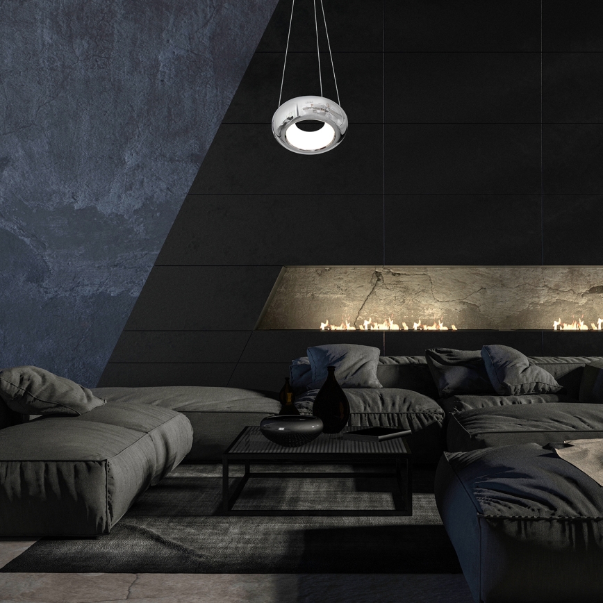 LED lustra ar auklu MERCURIO 1xLED/12W/230V