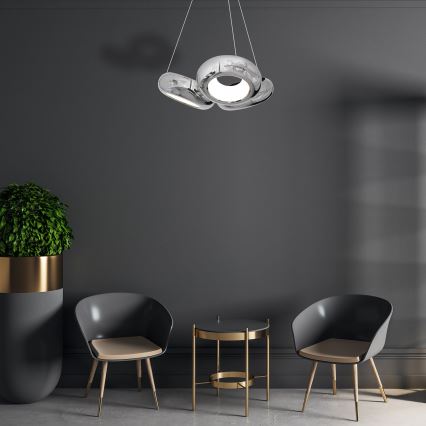 LED lustra ar auklu MERCURIO 3xLED/12W/230V